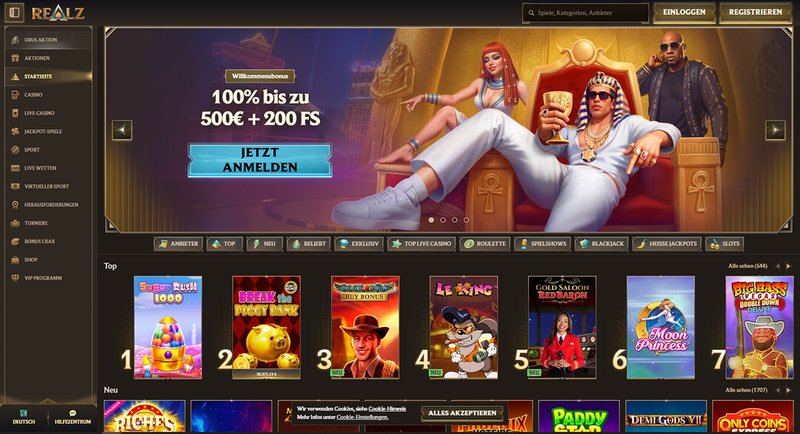 Realz casino, realz online casino